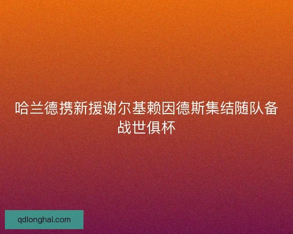 哈兰德携新援谢尔基赖因德斯集结随队备战世俱杯